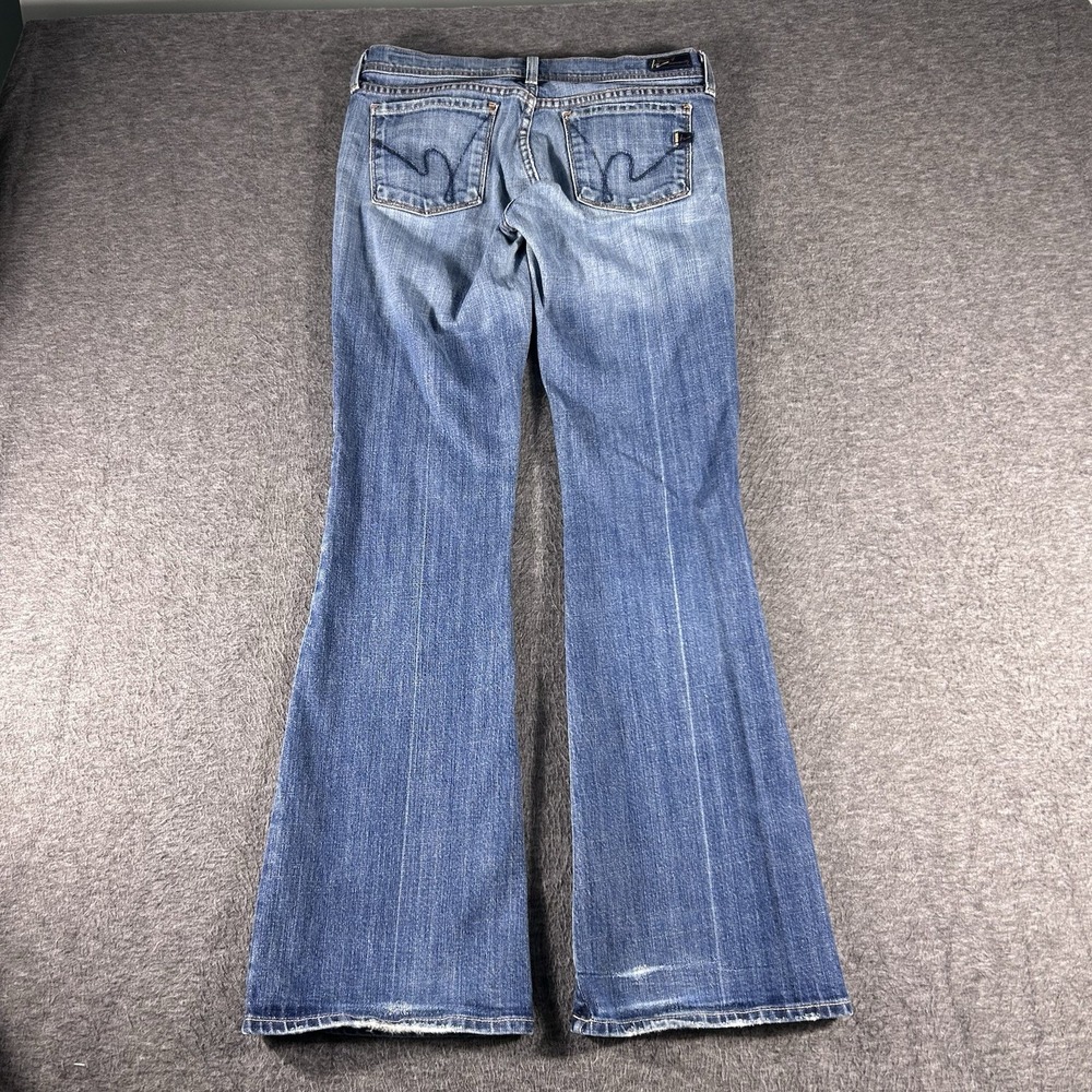 Citizens of Humanity Ingrid #002 Jeans Womens 28 Low Waist Flare Made USA Worn - Picture 3 of 11